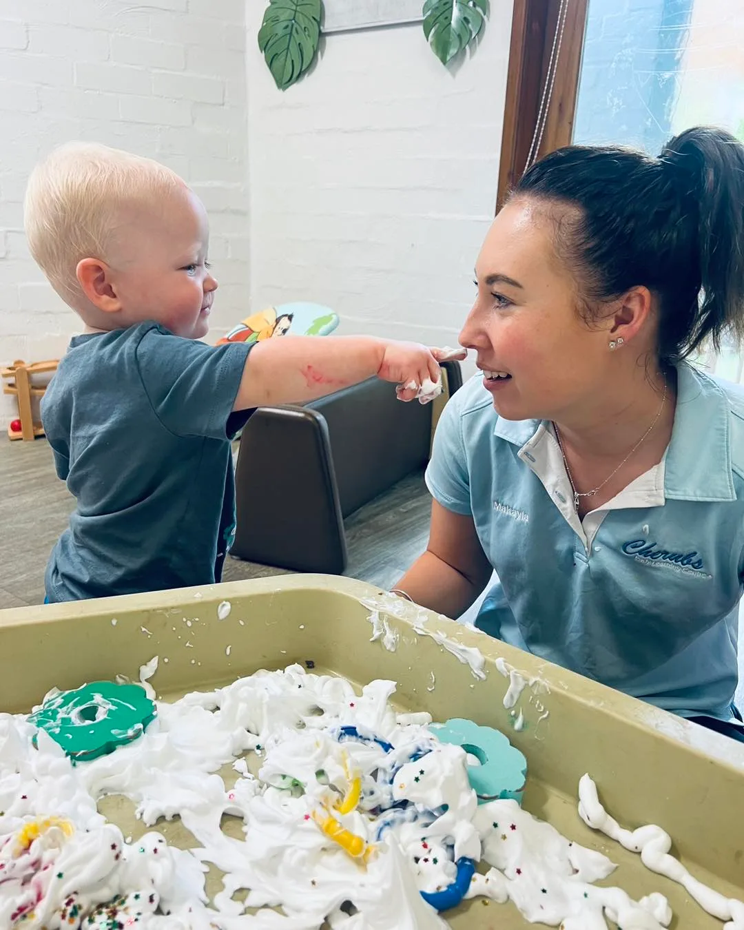 Children learning at Cherubs Early Learning Centre
